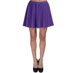 Spanish Violet & White - Skater Skirt