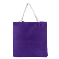 Spanish Violet & White - Grocery Tote Bag