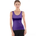 Spanish Violet & White - Tank Top View1