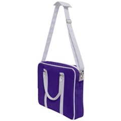 Spanish Violet & White - Cross Body Office Bag by FashionLane
