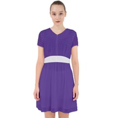 Spanish Violet & White - Adorable in Chiffon Dress