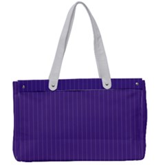 Spanish Violet & White - Canvas Work Bag