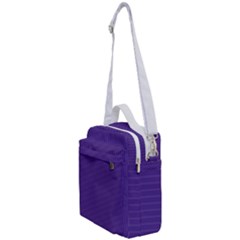 Spanish Violet & White - Crossbody Day Bag