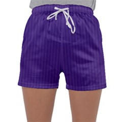 Spanish Violet & White - Sleepwear Shorts