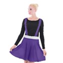 Spanish Violet & White - Suspender Skater Skirt View1