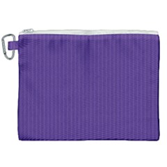 Spanish Violet & White - Canvas Cosmetic Bag (XXL)