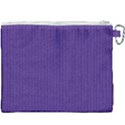 Spanish Violet & White - Canvas Cosmetic Bag (XXXL) View2