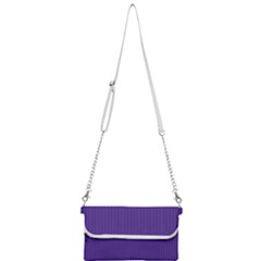 Spanish Violet & White - Mini Crossbody Handbag