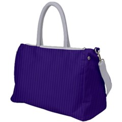 Spanish Violet & White - Duffel Travel Bag