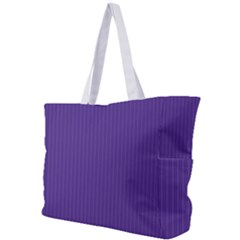 Spanish Violet & White - Simple Shoulder Bag