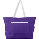 Spanish Violet & White - Simple Shoulder Bag View3