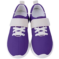 Spanish Violet & White - Women s Velcro Strap Shoes