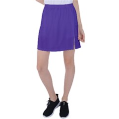 Spanish Violet & White - Tennis Skirt