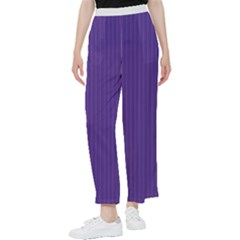 Spanish Violet & White - Women s Pants 