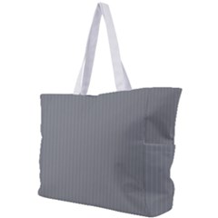 Steel Grey & White - Simple Shoulder Bag by FashionLane