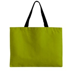 Acid Green & Black - Zipper Mini Tote Bag by FashionLane
