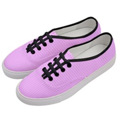 Blossom Pink & Black - Women s Classic Low Top Sneakers by FashionLane