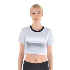 Brilliant White & Black - Cotton Crop Top by FashionLane