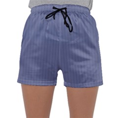 Lavender Violet & Black - Sleepwear Shorts by FashionLane