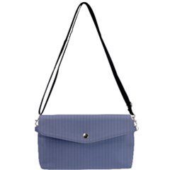 Lavender Violet & Black - Removable Strap Clutch Bag by FashionLane