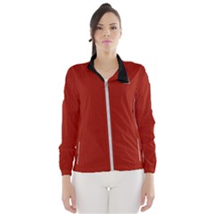 Lipstick Red & Black - Women s Windbreaker by FashionLane