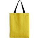 Maize Yellow & Black - Zipper Classic Tote Bag View1