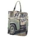 Abandoned Old Car Photo Giant Grocery Tote View2