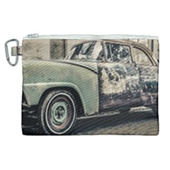 Abandoned Old Car Photo Canvas Cosmetic Bag (xl) by dflcprintsclothing