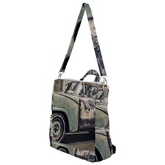 Abandoned Old Car Photo Crossbody Backpack by dflcprintsclothing