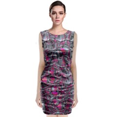 Robot Tastebuds Classic Sleeveless Midi Dress by MRNStudios