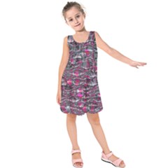 Robot Tastebuds Kids  Sleeveless Dress by MRNStudios