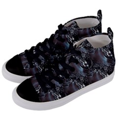 Black Pearls Women s Mid-top Canvas Sneakers by MRNStudios