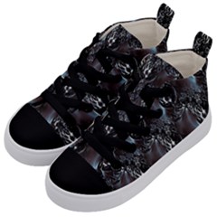 Black Pearls Kids  Mid-top Canvas Sneakers by MRNStudios