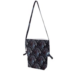 Black Pearls Folding Shoulder Bag by MRNStudios