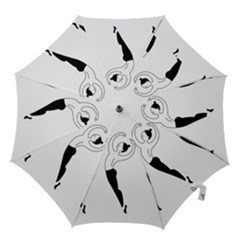 Classical Ballet Dancers Hook Handle Umbrellas (large)