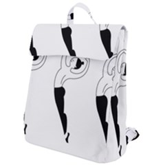 Classical Ballet Dancers Flap Top Backpack by Mariart