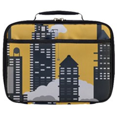 Minimal Skyscrapers Full Print Lunch Bag by Alisyart