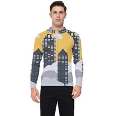 Minimal Skyscrapers Men s Long Sleeve Rash Guard