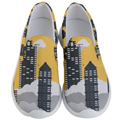 Minimal Skyscrapers Men s Lightweight Slip Ons by Alisyart