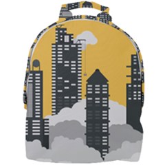 Minimal Skyscrapers Mini Full Print Backpack by Alisyart