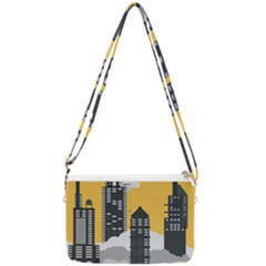 Minimal Skyscrapers Double Gusset Crossbody Bag