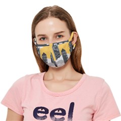 Minimal Skyscrapers Crease Cloth Face Mask (adult)