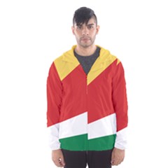 Seychelles Flag Men s Hooded Windbreaker by FlagGallery