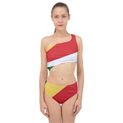 Seychelles Flag Spliced Up Two Piece Swimsuit by FlagGallery