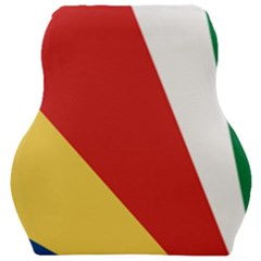 Seychelles-flag12 Car Seat Velour Cushion  by FlagGallery