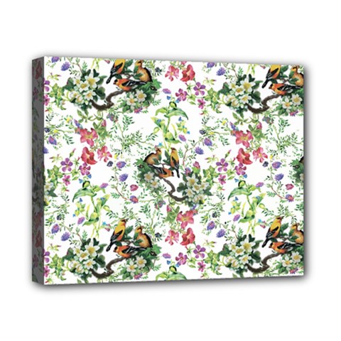 Green Flora Canvas 10  X 8  (stretched) by goljakoff