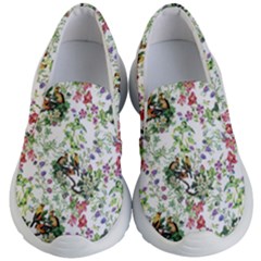 Green Flora Kids Lightweight Slip Ons by goljakoff