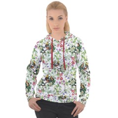 Green Flora Women s Overhead Hoodie by goljakoff