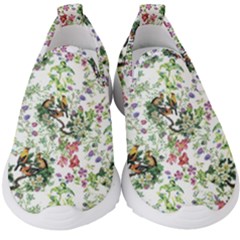 Green Flora Kids  Slip On Sneakers by goljakoff