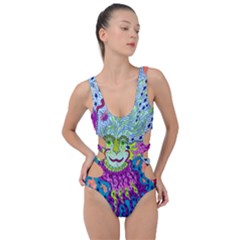 Supersoniccelestialpower2020 Side Cut Out Swimsuit by chellerayartisans